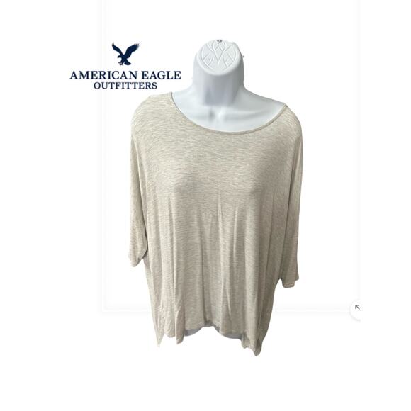 American Eagle Soft & Sexy Gray Top Sz. M - Picture 3 of 5